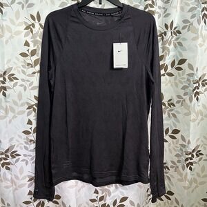 Nike Therma Fit Dri-Fit ADV Running Long Sleeve Top Mens Small Purple FZ1125-573